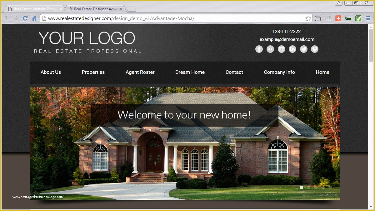 Real Estate Agent Website Templates Free Of 48 Mobile Friendly Real Estate Website Templates Available