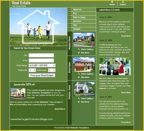 Real Estate Agent Website Templates Free Of Best Real Estate Website Templates Agent theme Free