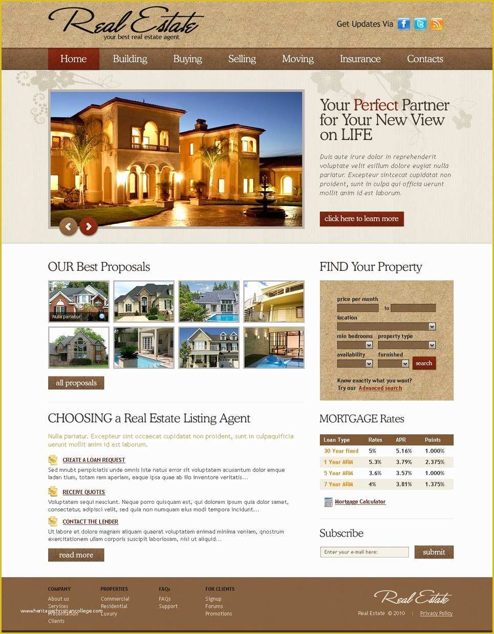 Real Estate Agent Website Templates Free Of Real Estate Agent Website Template Web Design Templates