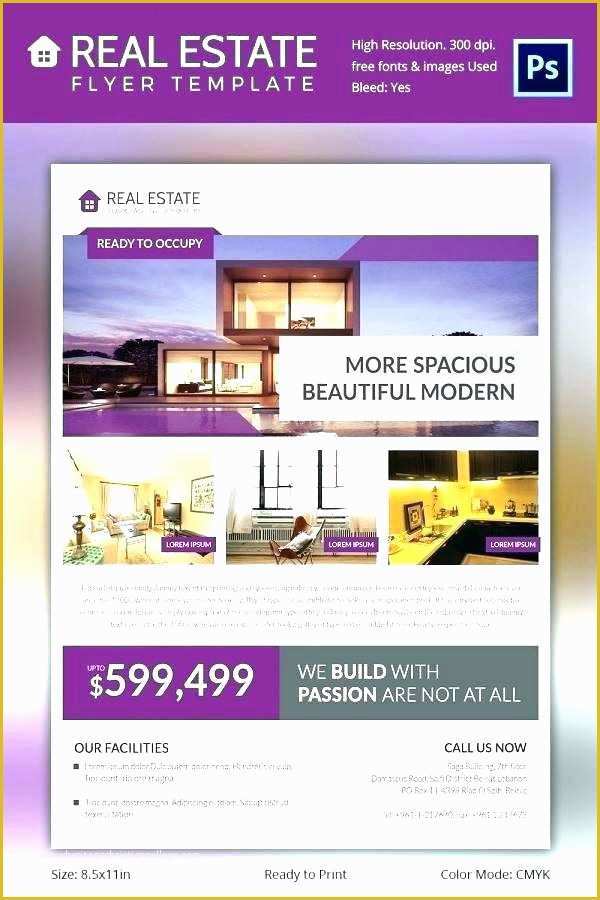 Real Estate Brochure Template Free Download Of Inspirational Real Estate Flyer Template Free Best