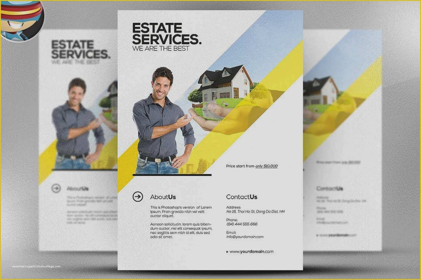 Real Estate Brochure Template Free Download Of Free Real Estate Flyer real-estate-brochure-templates-psd-free-download