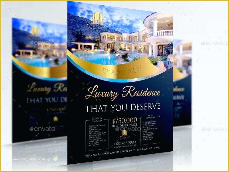 Real Estate Brochure Template Free Download Of Real Estate Flyer Template