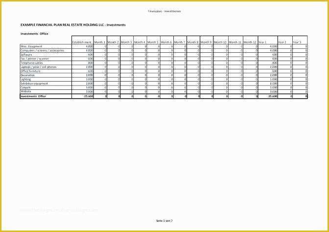 Real Estate Business Plan Template Free Download Of Excel assumptions Template