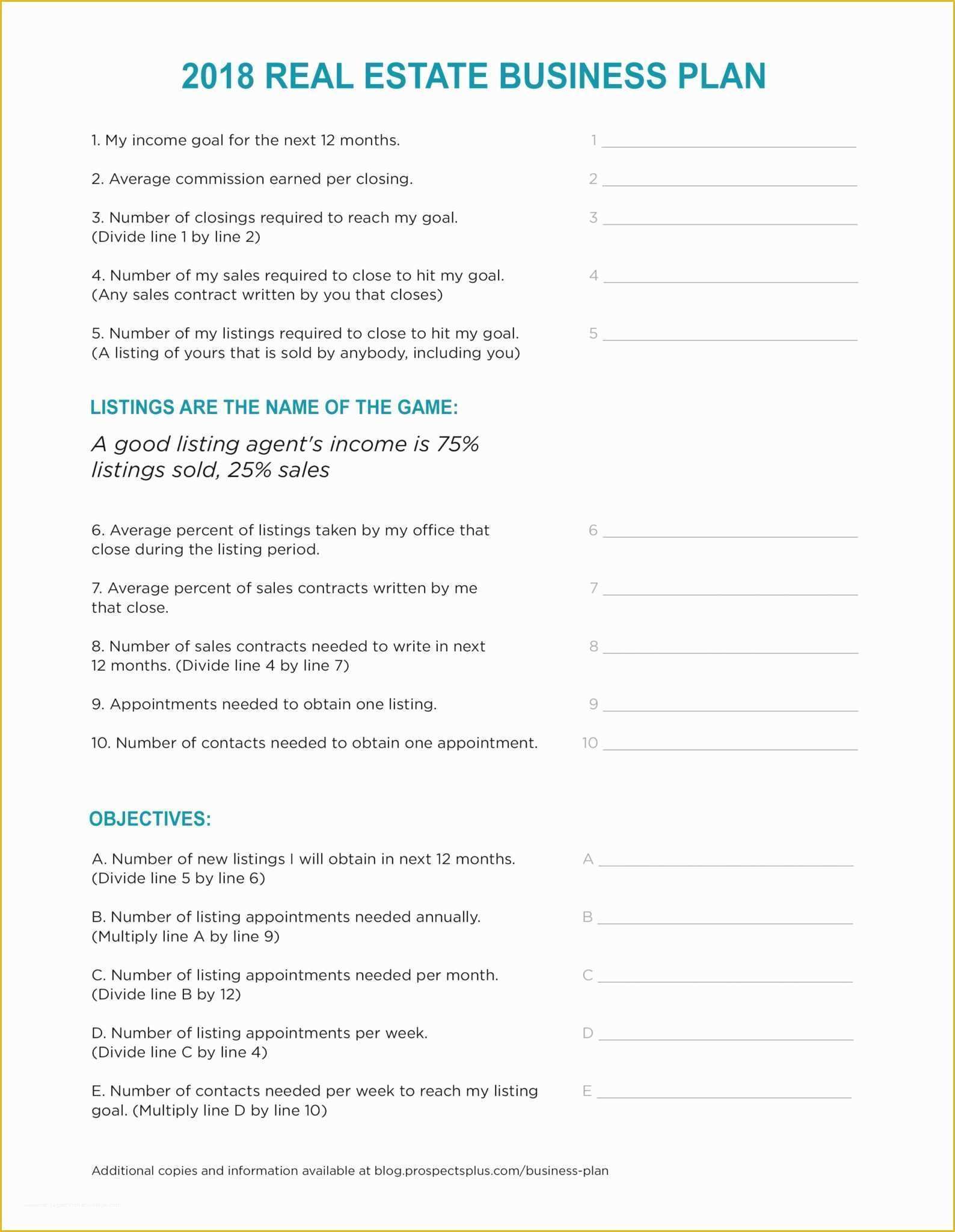Real Estate Business Plan Template Free Download Of Unique Real Estate 