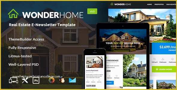 Real Estate Email Templates Free Download Of Wonderhome Real Estate Email Template Builder Access