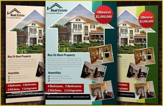 Real Estate Flyer Template Free Download Of Professional Real Estate Flyers