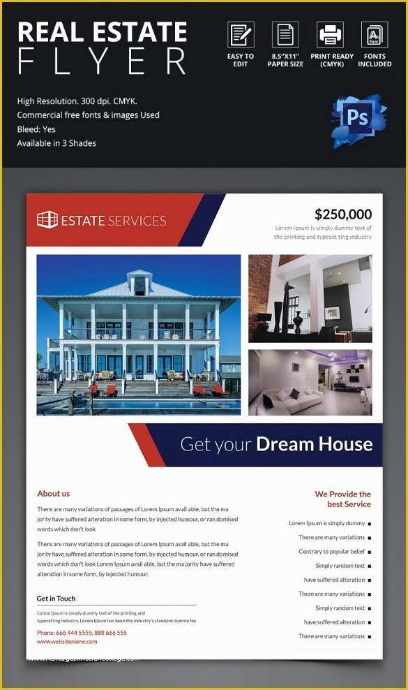 Real Estate Flyer Template Free Download Of Real Estate Flyer Template 35 Free Psd Ai Vector Eps