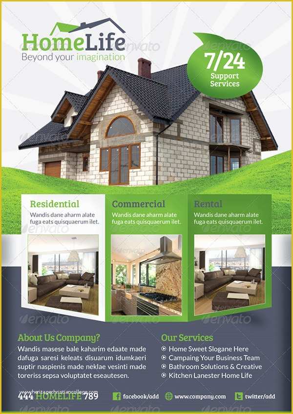 Real Estate Flyer Template Free Download Of Real Estate Flyer Template – 52 Free Psd Ai Vector Eps