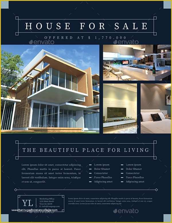 Real Estate Flyer Template Free Of 39 Real Estate Flyer Templates Ai Word Psd Eps