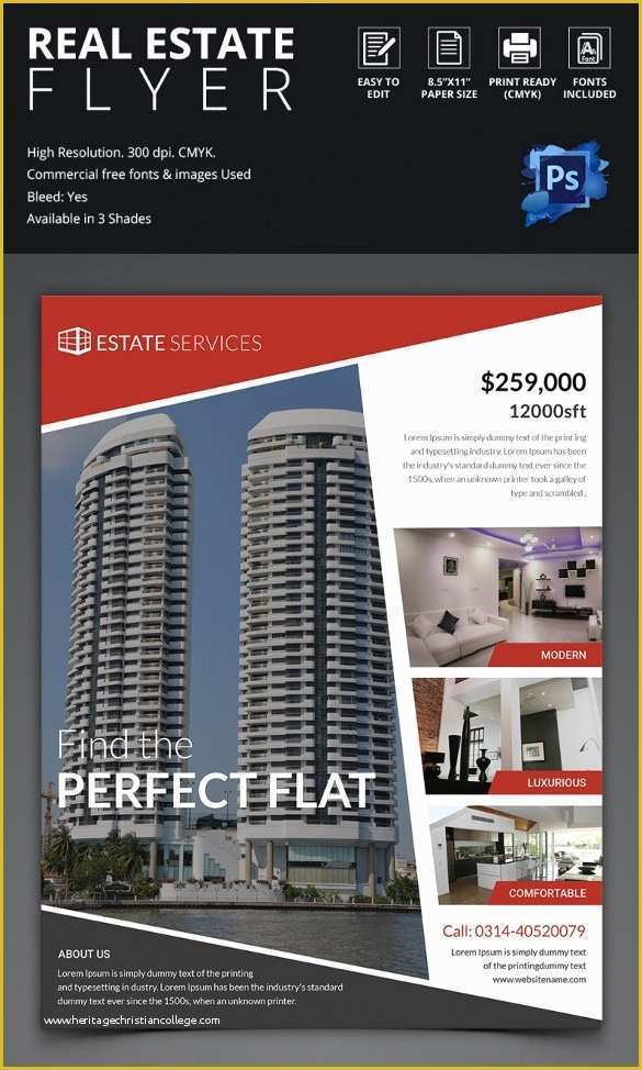 Real Estate Flyer Template Free Of 44 Psd Real Estate Marketing Flyer Templates