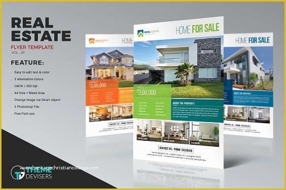 Real Estate Flyer Template Free Of Simple Real Estate Flyer Flyer Templates On Creative Market