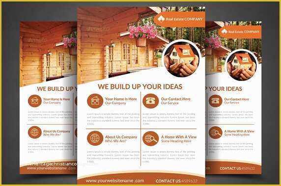Real Estate Flyer Template Free Pdf Download Of 10 Professional Real Estate Agent Brochure Templates Free