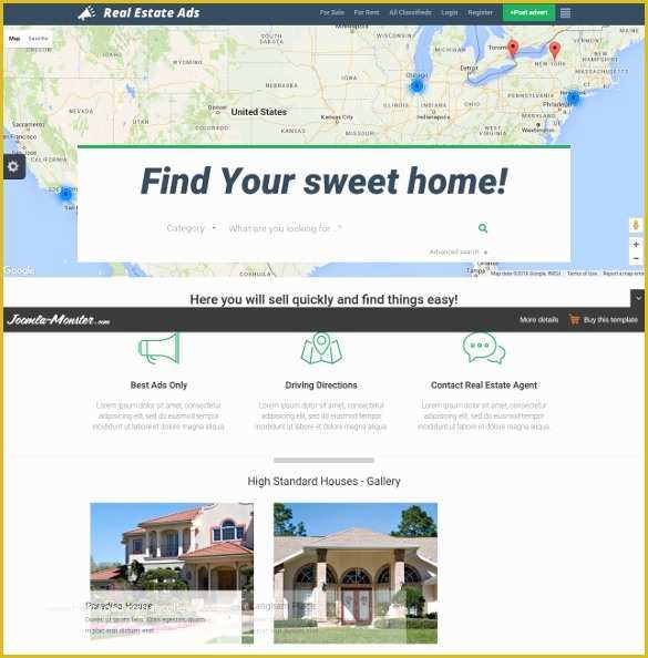 Real Estate Joomla Template Free Of 29 Real Estate Joomla themes &amp; Templates