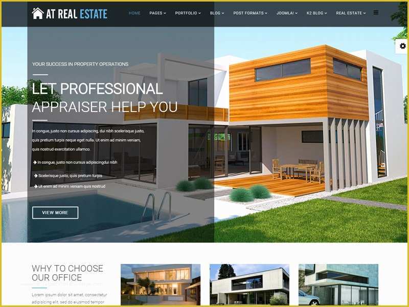 Real Estate Joomla Template Free Of at Real Estate Free Joomla Template