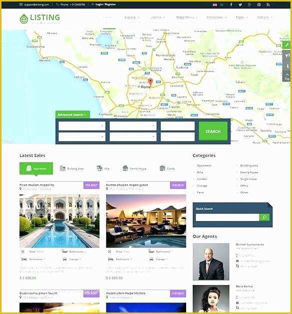 Real Estate Joomla Template Free Of Dream House is A Professional Free Real Estate Template