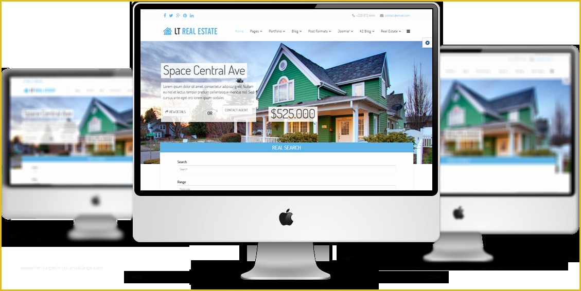 Real Estate Joomla Template Free Of Lt Real Estate Free Joomla Real Estate Template