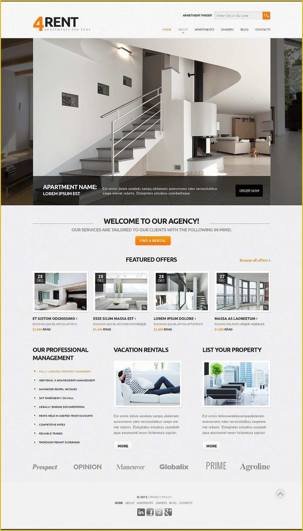 Real Estate Joomla Template Free Of Responsive Real Estate Joomla Template