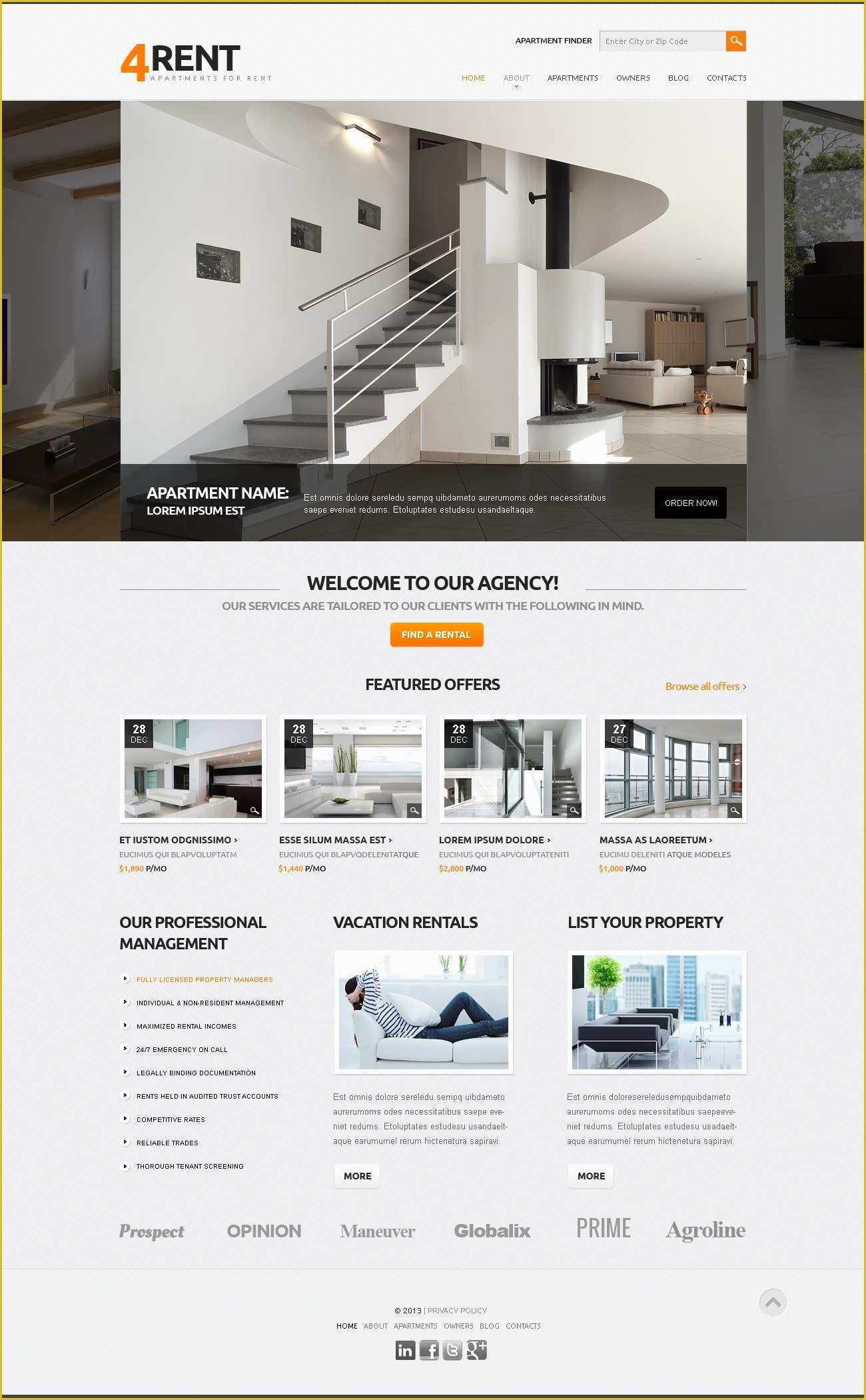 Real Estate Joomla Template Free Of Responsive Real Estate Joomla Template