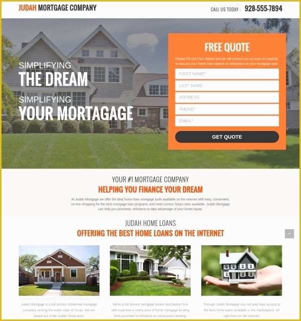 Real Estate Landing Page Template Free Of 11 Real Estate Landing Page themes & Templates