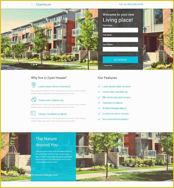 Real Estate Landing Page Template Free Of 11 Real Estate Landing Page themes &amp; Templates