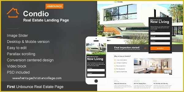 Real Estate Landing Page Template Free Of 20 Best Signup Landing Page Templates