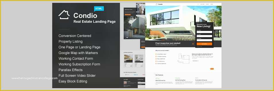 Real Estate Landing Page Template Free Of 25 Premium Corporate Landing Page Templates for Download