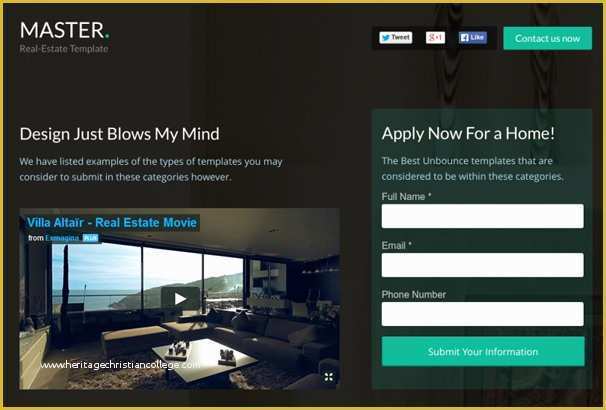 Real Estate Landing Page Template Free Of 60 Best HTML Real Estate Website Templates 2019