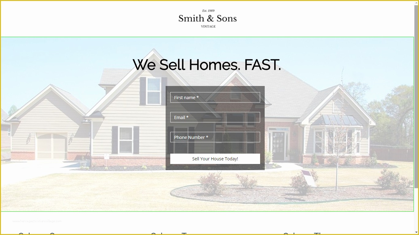 Real Estate Landing Page Template Free Of Editing Stock for Your Landing Pages Blog