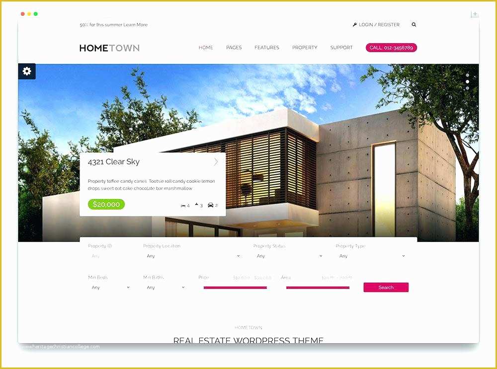 Real Estate Landing Page Template Free Of Free Business Page Template Landing Real Estate