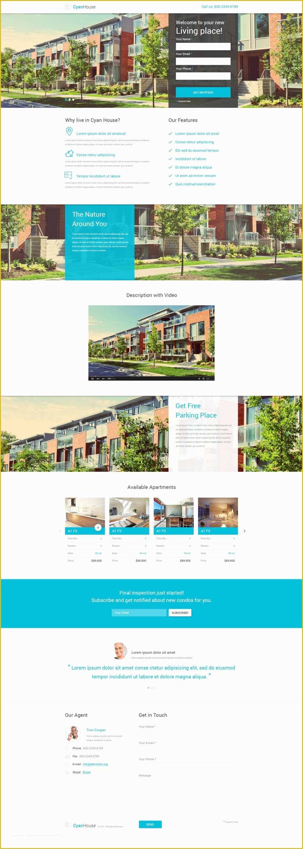 Real Estate Landing Page Template Free Of Real Estate Landing Page Template
