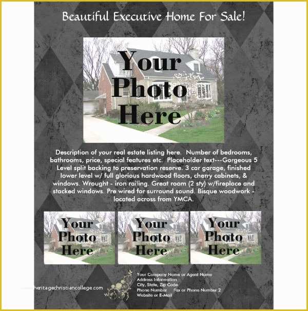 Real Estate Listing Flyer Template Free Of 44 Psd Real Estate Marketing Flyer Templates