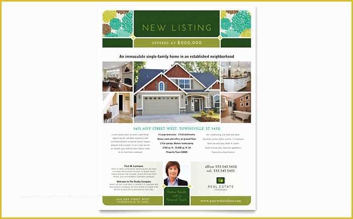 Real Estate Listing Flyer Template Free Of Real Estate Flyer Templates Edit and Print