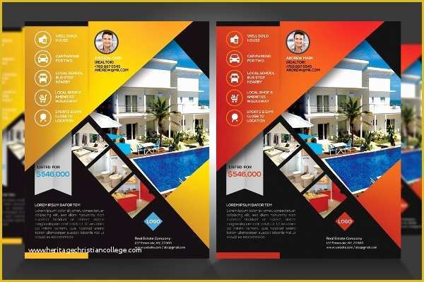 Real Estate Listing Flyer Template Free Of Real Estate Flyers – 30 Free Pdf Psd Ai Vector Eps