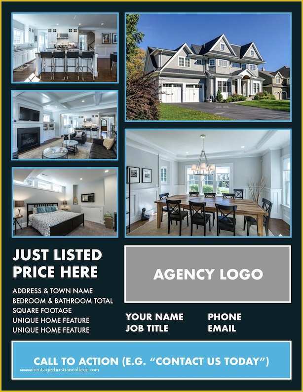 Real Estate Listing Flyer Template Free Of Real Estate Flyers for Your Agency Marketing