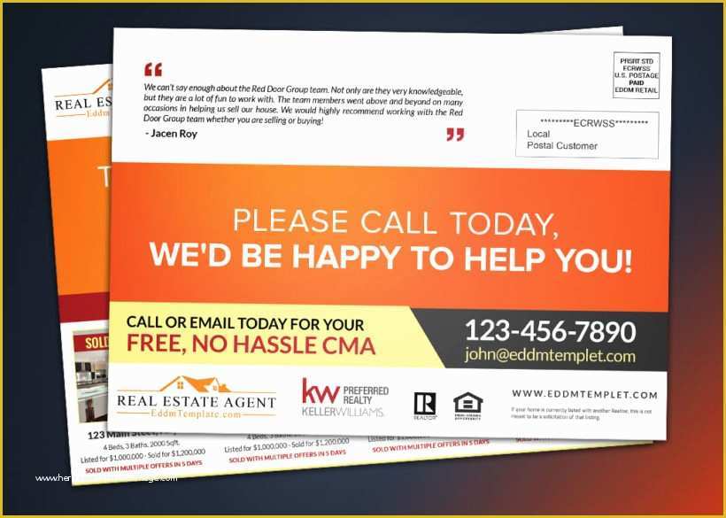 Real Estate Mailer Templates Free Download Of Kw Williams Preferred 