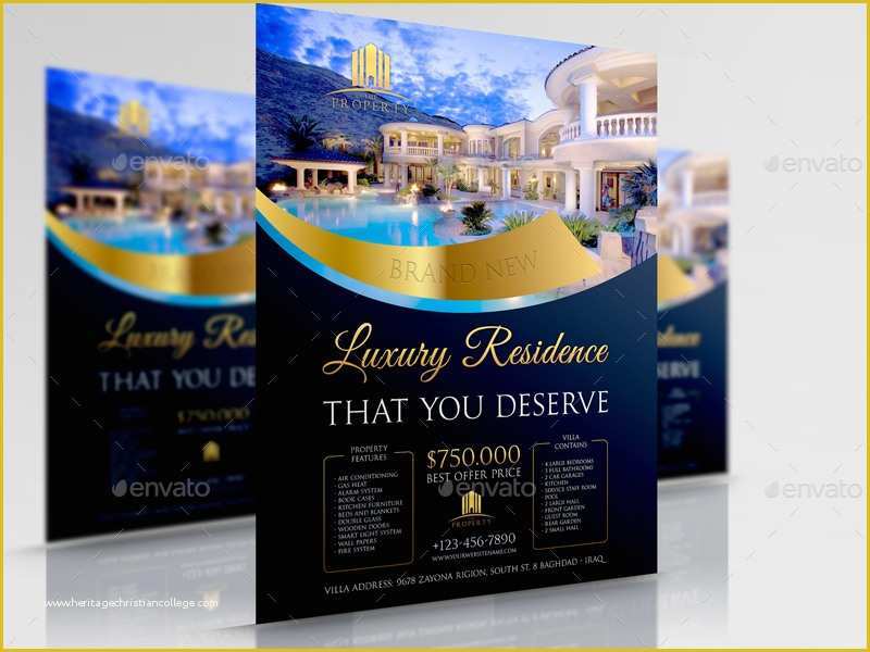 Real Estate Mailer Templates Free Download Of Luxury Real Estate Brochure Templates Luxury Real Estate