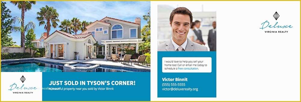 Real Estate Mailer Templates Free Download Of Real Estate Marketing Postcard Template Free Download