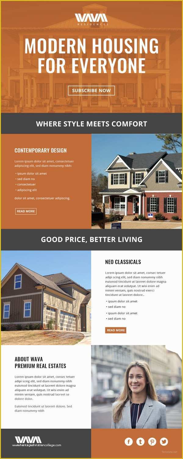 Real Estate Newsletter Templates Free Download Of 27 Microsoft Newsletter Templates Doc Pdf Psd Ai