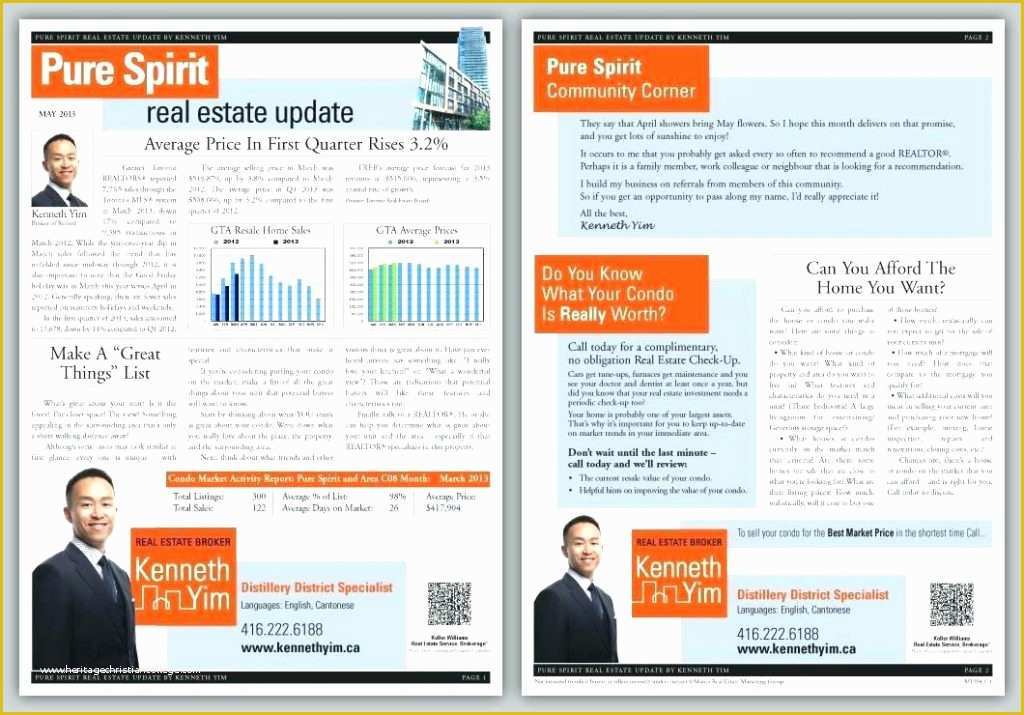 Real Estate Newsletter Templates Free Download Of Condo Newsletter Template Psyprofo