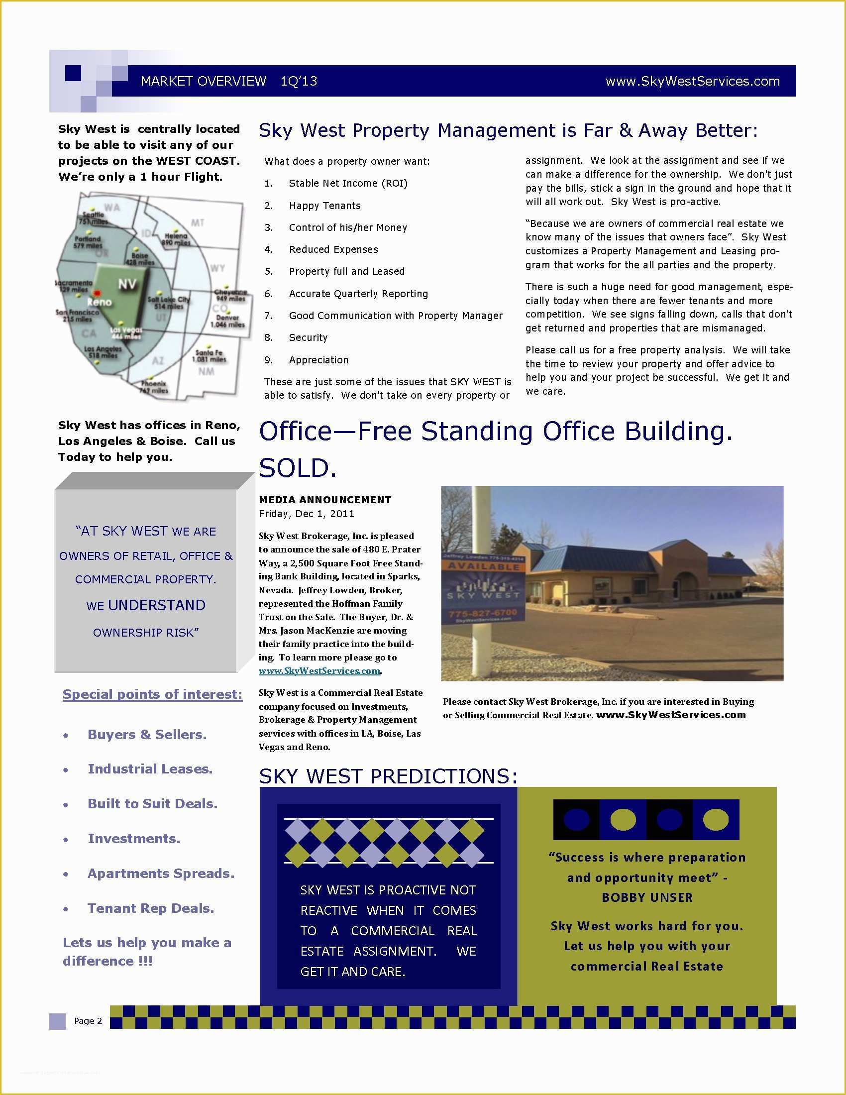Real Estate Newsletter Templates Free Download Of Real Estate Brochure Templates Psd Free Download