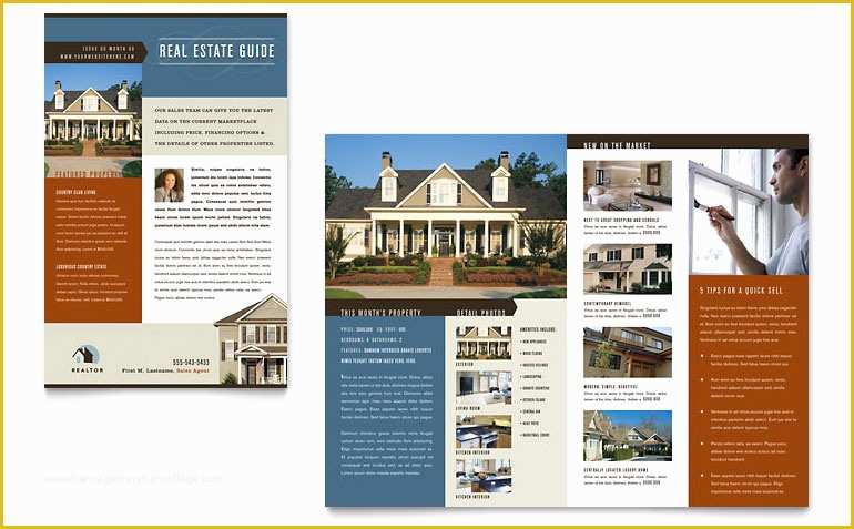 Real Estate Newsletter Templates Free Download Of Residential Realtor Newsletter Template Word & Publisher
