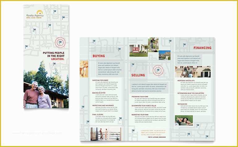 Real Estate Newsletter Templates Free Word Of Real Estate Agent &amp; Realtor Brochure Template Word