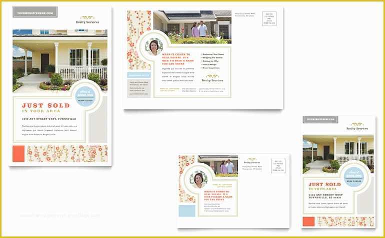 Real Estate Newsletter Templates Free Word Of Real Estate Home for Sale Postcard Template Word & Publisher