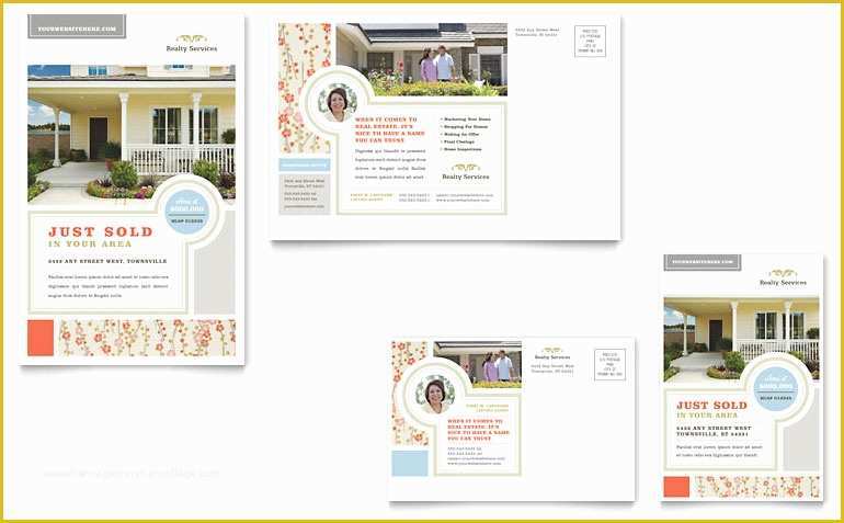 Real Estate Newsletter Templates Free Word Of Real Estate Home for Sale Postcard Template Word &amp; Publisher