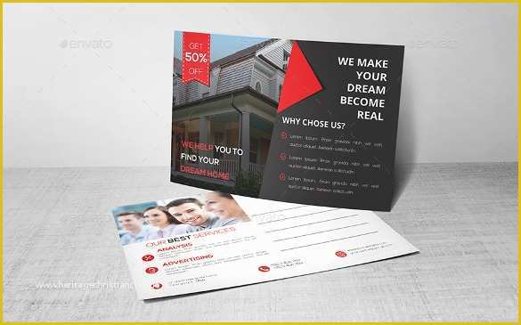 Real Estate Postcards Templates Free Of 18 Real Estate Postcard Templates – Free Sample Example