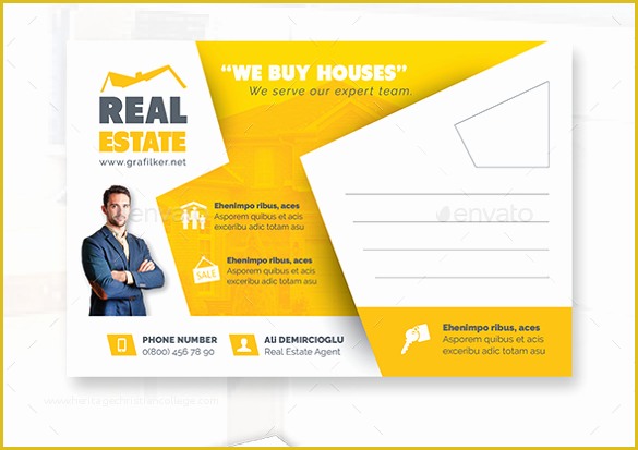 Real Estate Postcards Templates Free Of 18 Real Estate Postcard Templates – Free Sample Example