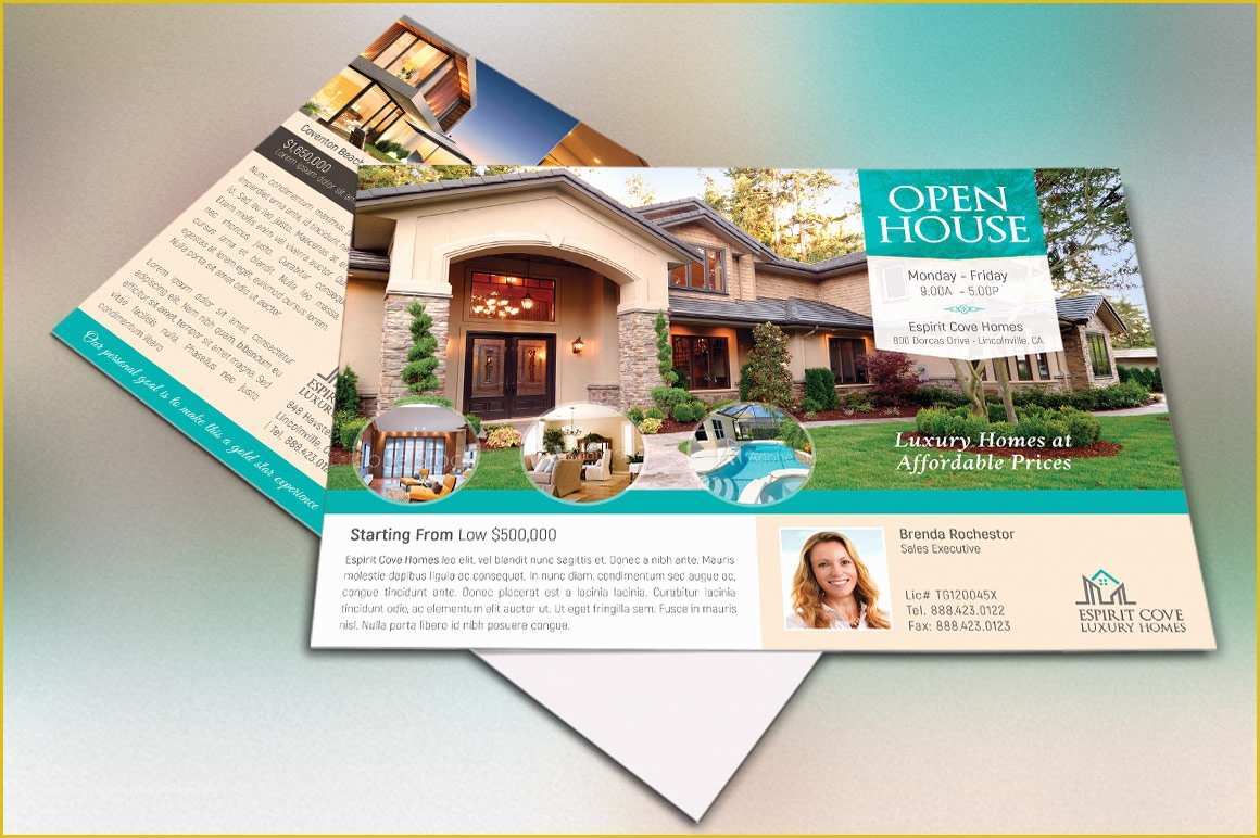 Real Estate Postcards Templates Free Of Real Estate Eddm Postcard Template by G