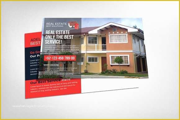 Real Estate Postcards Templates Free Of Real Estate Postcard Template Card Templates On Creative