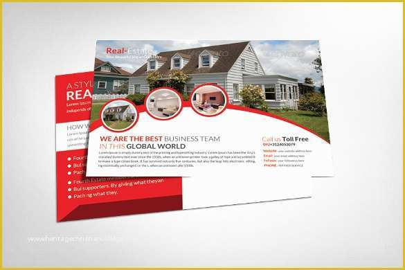 Real Estate Postcards Templates Free Of Realtor Postcard Template – 18 Free Psd Vector Eps Ai