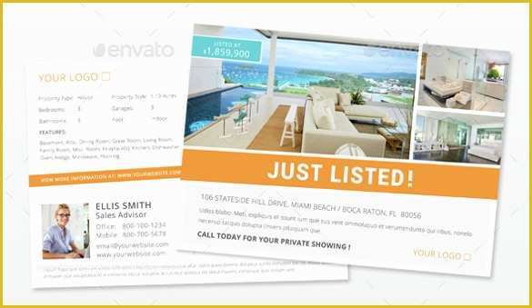 Real Estate Postcards Templates Free Of Realtor Postcard Template – 18 Free Psd Vector Eps Ai